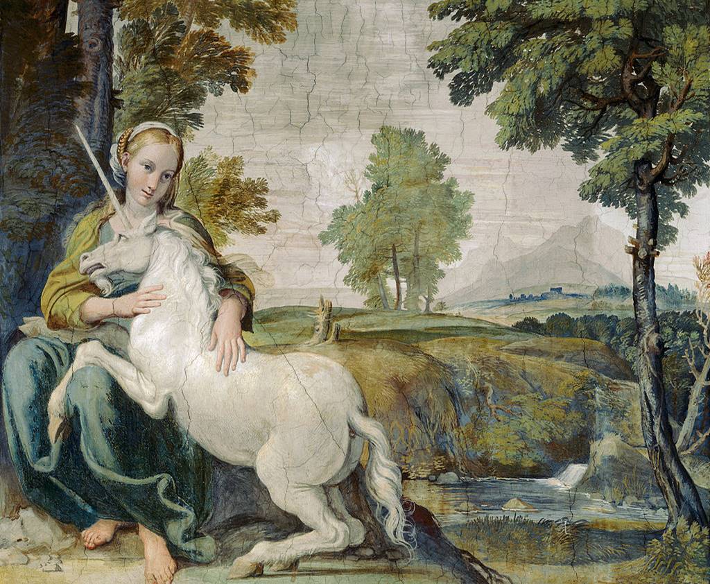 Доменико Дзампиери, известный как Доменикино, Богородица с единорогом